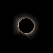 Vista del eclipse total de Sol, en el Observatorio de Yebes. Alberto Ortega / Europa Press