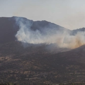 Nacho Valverde / Europa Press del incendio de Navas de San Antonio, a 9 de agosto de 2026, en Segovia, Castilla y León.