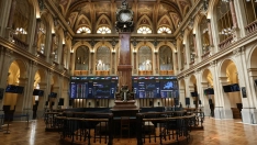 EuropaPress 7696989 paneles ibex palacio bolsa madrid 31 julio 2026 madrid espana ibex 35