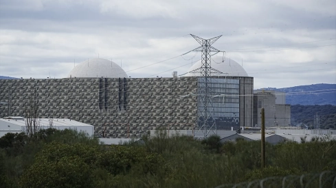 Vista de la central nuclear de Almaraz. Carlos Criado/Europa Press.