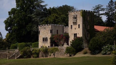 Fachada del Pazo de Meirás. Adrián Irago/Europa Press.