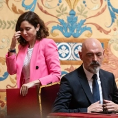 La presidenta de la Comunidad de Madrid, Isabel Díaz Ayuso y el rector de la Universidad Complutense de Madrid, Joaquín Goyache. Foto de archivo: Diego Radamés / Europa Press La presidenta de la Comunidad de Madrid, Isabel Díaz Ayuso y el rector de la Universidad Complutense de Madrid, Joaquín Goyache. Foto de archivo: Diego Radamés / Europa Press
