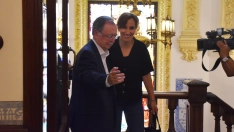 EuropaPress 7716291 ministra sanidad monica garcia recibida presidente ceuta juan jesus vivas