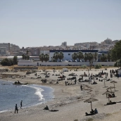 Playa del Tarajal, Ceuta. Jesús Torres / Europa Press
