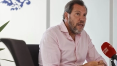 El ministro de Transportes y Movilidad Sostenible, Óscar Puente, durante una entrevista para Europa Press. Rober Solsona / Europa Press