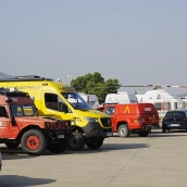 EuropaPress 7720429 vehiculos servicios emergencias puesto mando avanzado incendio