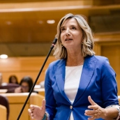 La portavoz del PP en el Senado, Alicia García. Carlos Luján / Europa Press