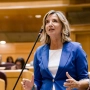 La portavoz del PP en el Senado, Alicia García. Carlos Luján / Europa Press