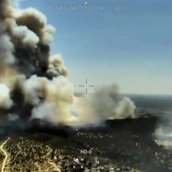 Imagen aérea del nuevo incendio en la Sierra Oeste de Madrid. Fuente: 112 Comunidad de Madrid Imagen aérea del nuevo incendio en la Sierra Oeste de Madrid. Fuente: 112 Comunidad de Madrid
