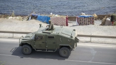 EuropaPress 7720975 inmigrantes acampados playa trampolin 19 agosto 2026 ceuta espana ceuta
