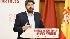 El presidente de la Región de Murcia, Fernando López Miras. Kiko Asunción / Europa Press