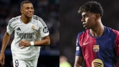 Las estrellas del Madrid y Barça, Kylian Mbappé y Lamine Yamal. (Fuente: elpais.hn).