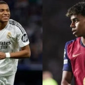 Las estrellas del Madrid y Barça, Kylian Mbappé y Lamine Yamal. (Fuente: elpais.hn).