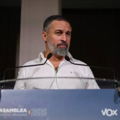 El presidente de la ultraderecha Vox, Santiago Abascal. Foto de archivo: Alejandro Martínez Vélez / Europa Press