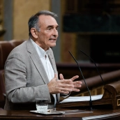 El portavoz parlamentario de Izquierda Unida (IU), Enrique Santiago. Carlos Luján / Europa Press
