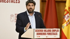 El presidente de la Región de Murcia, Fernando López Miras.  Kiko Asunción / Europa Press