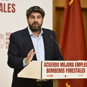 El presidente de la Región de Murcia, Fernando López Miras.  Kiko Asunción / Europa Press
