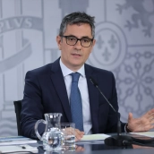 EuropaPress 7500354 ministro presidencia justicia relaciones cortes felix bolanos rueda prensa