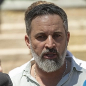 El presidente de VOX, Santiago Abascal. Marcos Moreno / Europa Press