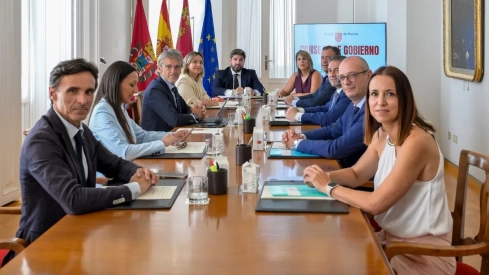 El Consejo de Gobierno de la Región de Murcia. Fuente: redes sociales López Miras