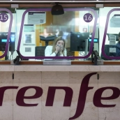 Un tren de Renfe.