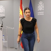 La ministra de Juventud e Infancia, Sira Rego. Marta Fernández / Europa Press