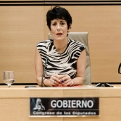 La ministra de Inclusión, Seguridad Social y Migraciones, Elma Saiz. Carlos Luján / Europa Press