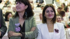 La ministra de Igualdad, Ana Redondo, y la ministra de Juventud e Infancia, Sira Rego. Álex Camara/Europa Press.