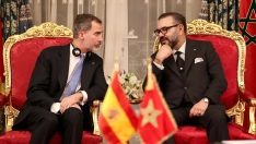 El Rey Felipe VI y el el Rey Mohamed VI, durante la visita del monarca español al país vecino en 2019. Foto de archivo: Casa de S.M. el Rey