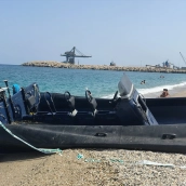 Una narcolancha precintada por la Guardia Civil. Foto de archivo: Europa Press