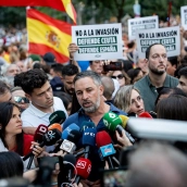 EuropaPress 7744977 presidente vox santiago abascal interviene concentracion solidaridad ceuta EuropaPress 7744977 presidente vox santiago abascal interviene concentracion solidaridad ceuta