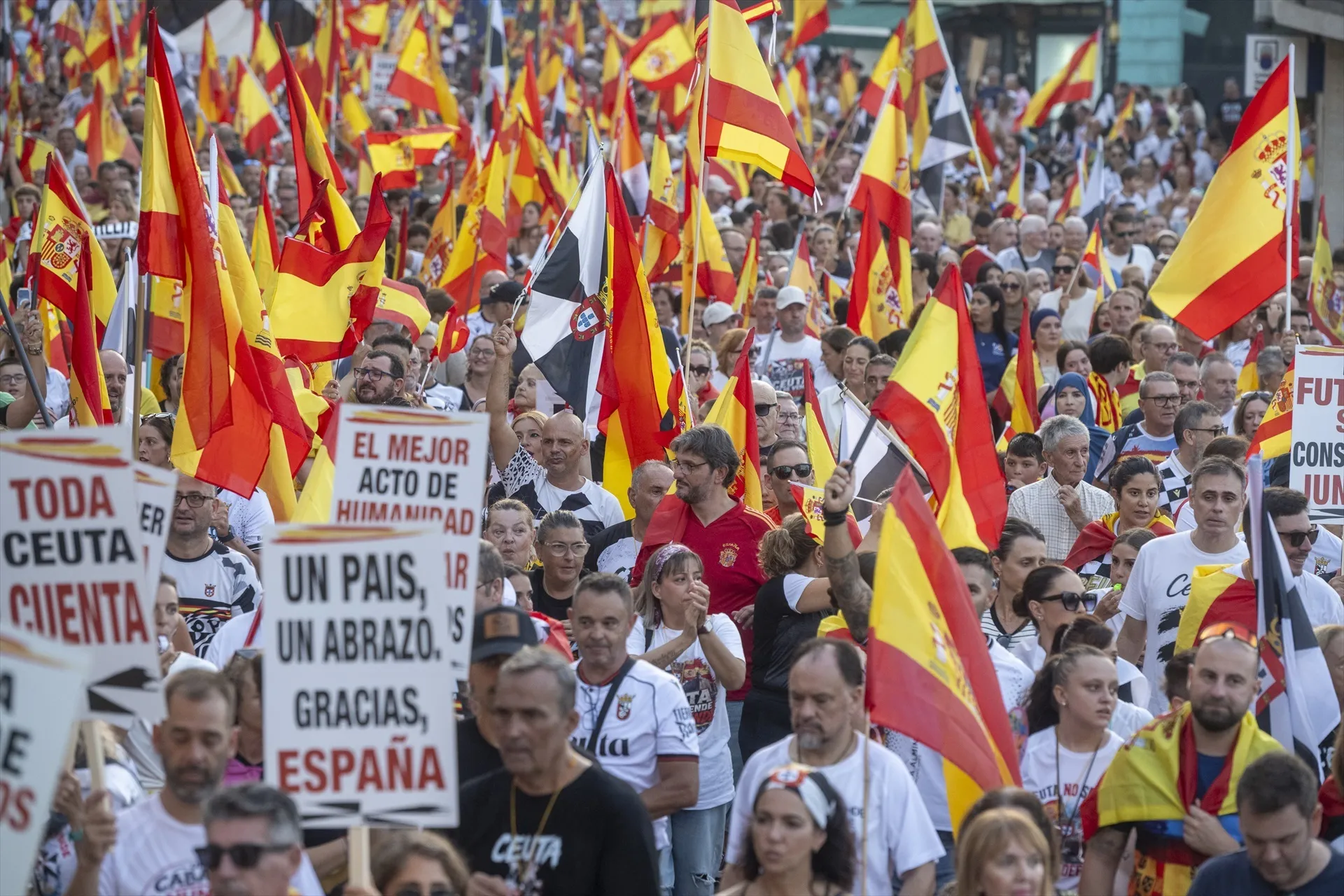 EuropaPress 7745392 cientos personas concentracion protestar consecuencias crisis migratoria