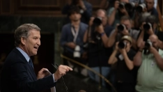 Feijóo exige una vez más la dimisión de Sánchez y le acusa de ocultar información sobre la crisis de Ceuta: "Lo sabía y lo tapó" | Fernando Sánchez / Europa Press