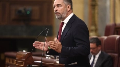 Abascal acusa a Sánchez de actuar como "portavoz de Marruecos" y vuelve a reclamar que sea juzgado por traición | Eduardo Parra / Europa Press