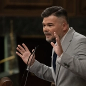 Rufián acusa a Marruecos de utilizar a 80.000 personas contra España y carga contra Sánchez: "Son unos pusilánimes"