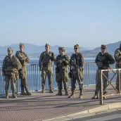 Militares patrullan las calles de Ceuta. Marcos Moreno/Europa Press. Militares patrullan las calles de Ceuta. Marcos Moreno/Europa Press.