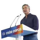 El presidente del Partido Popular, Alberto Núñez Feijóo, durante el acto de inicio del curso político en Málaga. Álex Zea / Europa Press El presidente del Partido Popular, Alberto Núñez Feijóo, durante el acto de inicio del curso político en Málaga. Álex Zea / Europa Press