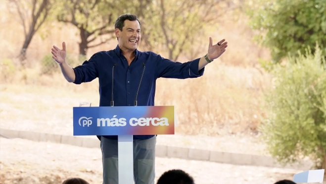 El presidente del PP-A y de la Junta de Andalucía, Juanma Moreno. Álex Zea / Europa Press El presidente del PP-A y de la Junta de Andalucía, Juanma Moreno. Álex Zea / Europa Press