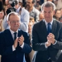 El presidente de la Ciudad Autónoma de Ceuta, Juan Jesús Vivas, y el presidente del PP, Alberto Núñez Feijóo. Eduardo Parra / Europa Press