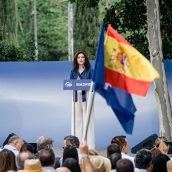 La presidenta de la Comunidad de Madrid, Isabel Díaz Ayuso.  Carlos Luján / Europa Press