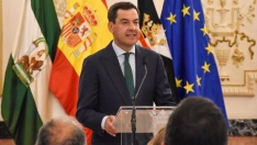 EuropaPress 7722296 presidente junta andalucia juanma moreno rueda prensa posterior reunion