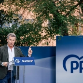 El presidente del PP, Alberto Núñez Feijóo.  Carlos Luján / Europa Press
