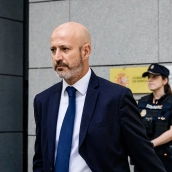 El exCEO de la aerolínea Plus Ultra Roberto Roselli a su salida de la Audiencia Nacional. Carlos Luján / Europa Press