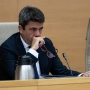 El expresident de la Generalitat valenciana, Carlos Mazón, durante su anterior comparecencia en la comisión de la DANA en el Congreso. Foto de archivo: Ananda Manjón / Europa Press