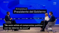 El presidente del Gobierno, Pedro Sánchez, en 'Mañaneros 360. Fuente: TVE