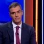 El presidente del Gobierno, Pedro Sánchez en TVE. Fuente: TVE