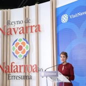 La presidenta de Navarra, María Chivite