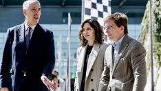 La presidenta de la Comunidad de Madrid, Isabel Díaz Ayuso y el alcalde de Madrid, José Luis Martínez Almeida. Carlos Luján / Europa Press