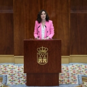 La presidenta de la Comunidad de Madrid, Isabel Díaz Ayuso. Alejandro Martínez Vélez / Europa Press