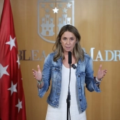 La portavoz del grupo socialista en la Asamblea, Mar Espinar. Alejandro Martínez Vélez / Europa Press